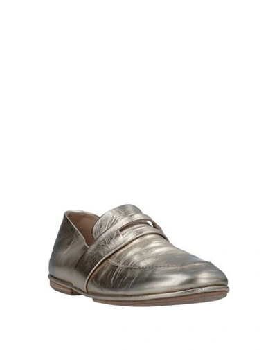 Shop Marsèll Loafers In Platinum