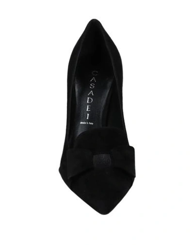 Shop Casadei Loafers In Black