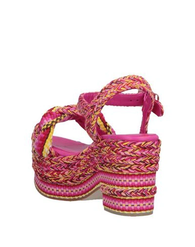 Shop Antolina Paris Sandals In Fuchsia