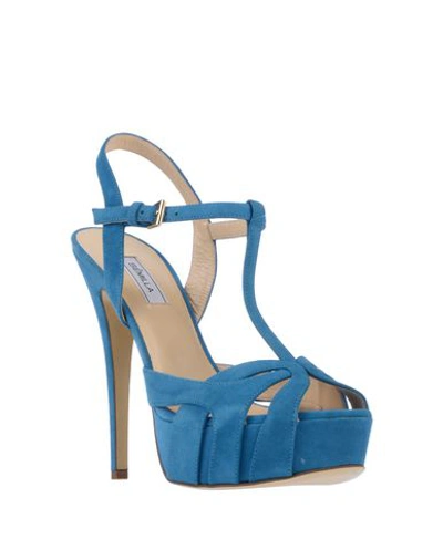 Shop Semilla Sandals In Blue
