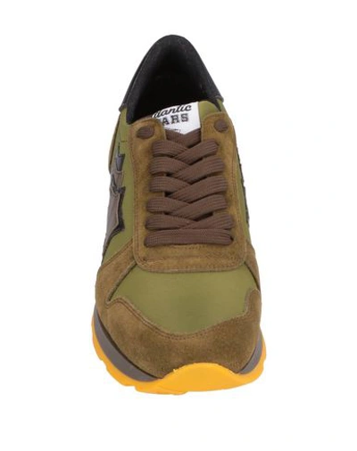 Shop Atlantic Stars Sneakers In Military Green