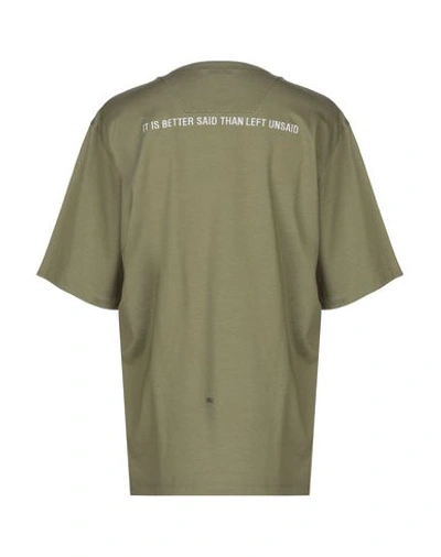 Shop Juunj T-shirt In Military Green