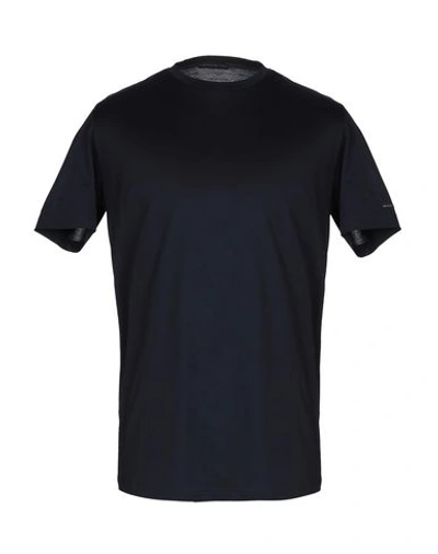 Shop Alessandro Dell'acqua Man T-shirt Midnight Blue Size 3xl Cotton