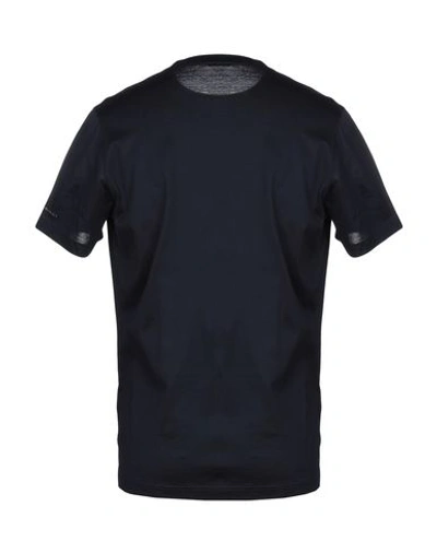 Shop Alessandro Dell'acqua Man T-shirt Midnight Blue Size 3xl Cotton
