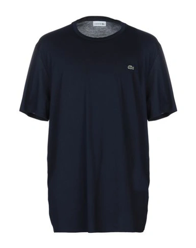 Shop Lacoste T-shirt In Dark Blue