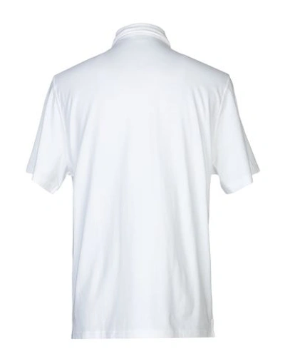 Shop Aspesi Man Polo Shirt White Size S Cotton