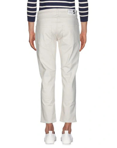 Shop Department 5 Pantalone Corkey Man Jeans Ivory Size 35 Cotton, Elastane In White