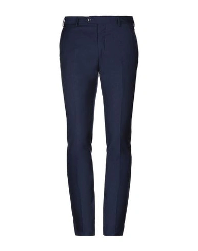 Shop Lubiam Casual Pants In Blue