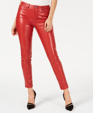 guess faux leather pants