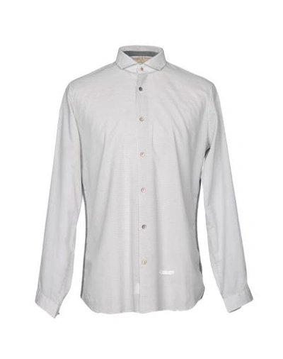 Shop Dnl Patterned Shirt In White