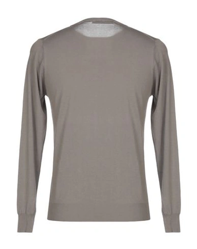 Shop Jeordie's Man Sweater Dove Grey Size 3xl Cotton