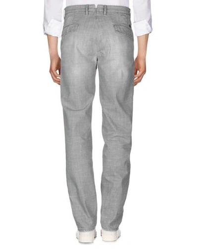 Shop Incotex Man Denim Pants Grey Size 36 Cotton