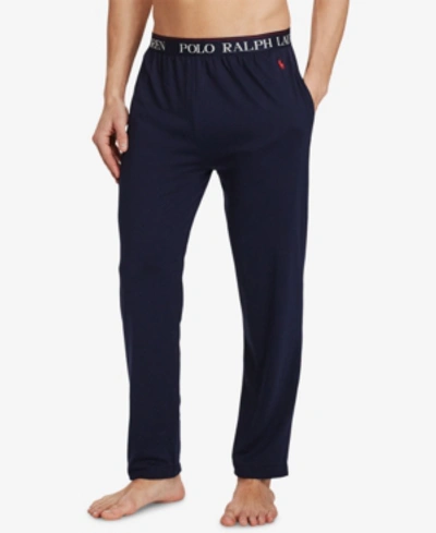 Shop Polo Ralph Lauren Big & Tall Men's Pajama Pants In Cruise Navy
