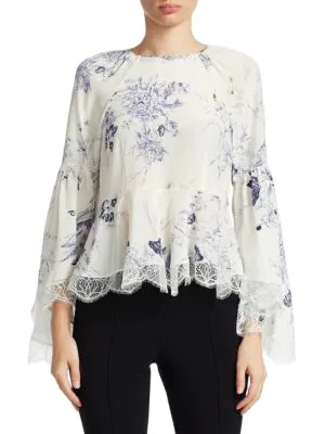 elizabeth and james peplum top