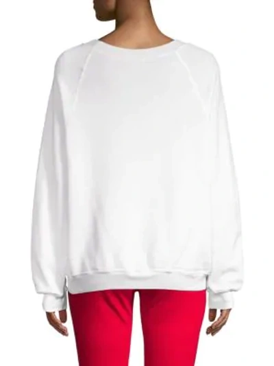 Shop Wildfox Naughty Nice Sweater In Clean White