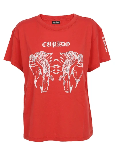 Shop Marcelo Burlon County Of Milan Graphic T In Red