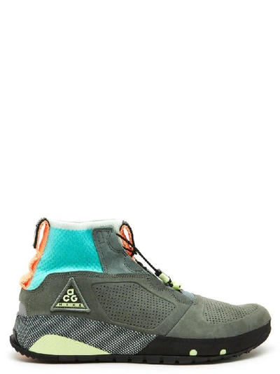 Shop Nike Acg Rukle Ridge Sneakers In Green