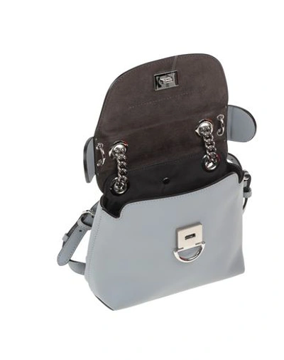 Shop Fendi Cross-body Bags In Light Grey