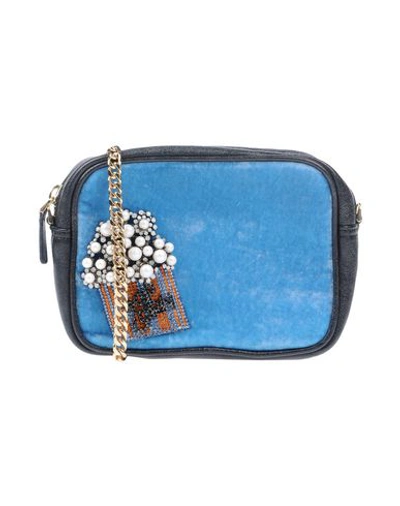 Shop Lisa C Bijoux Handbag In Azure