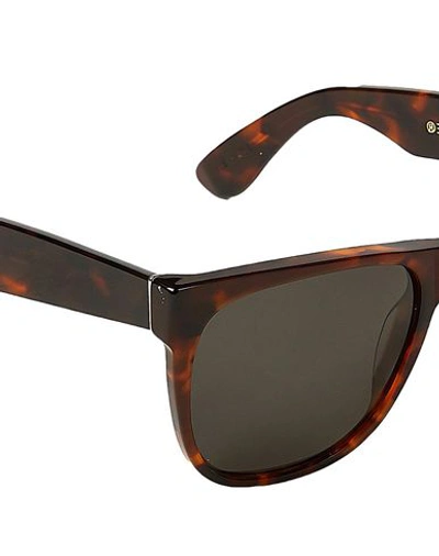 Shop Super Sunglasses In Dark Brown