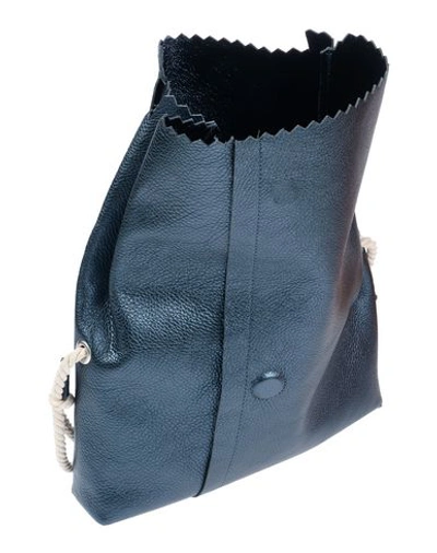 Shop Mm6 Maison Margiela Handbags In Blue