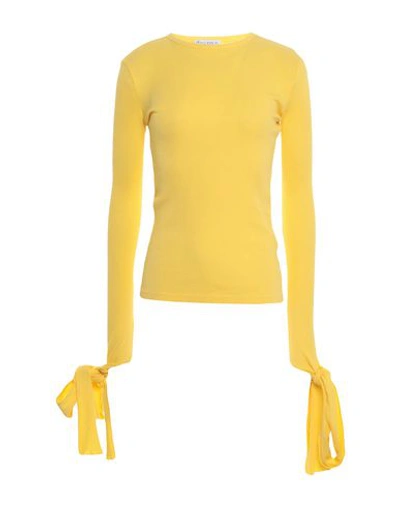 Shop Jw Anderson T-shirt In Yellow
