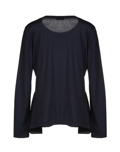 Shop Anneclaire T-shirt In Dark Blue