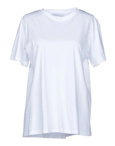 Shop Sibel Saral T-shirts In White