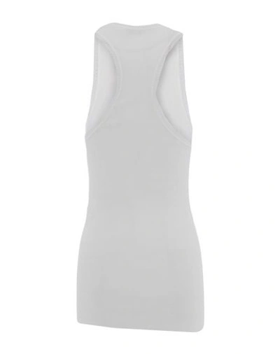 Shop Stella Mccartney Tank Tops In Ivory