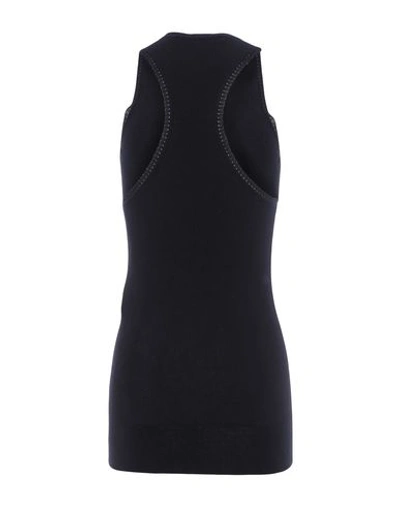 Shop Stella Mccartney Tank Top In Dark Blue