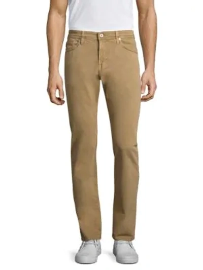 Shop Ag The Graduate Tailored-fit Jeans In Silica Sand
