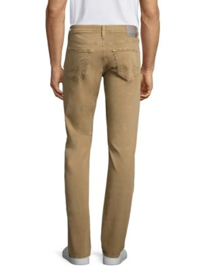 Shop Ag The Graduate Tailored-fit Jeans In Silica Sand
