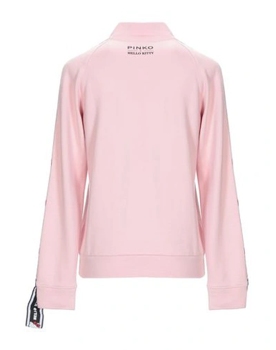 Shop Pinko Woman Sweatshirt Pink Size S Polyamide, Cotton