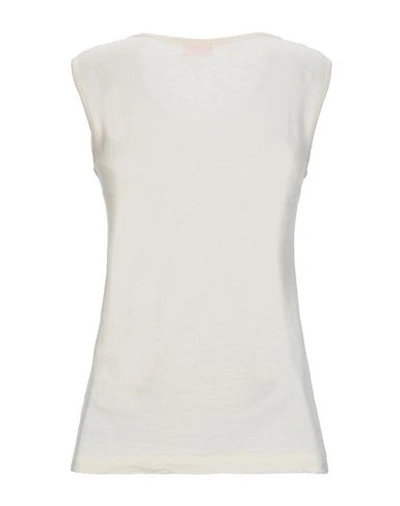 Shop Armor-lux T-shirts In Ivory