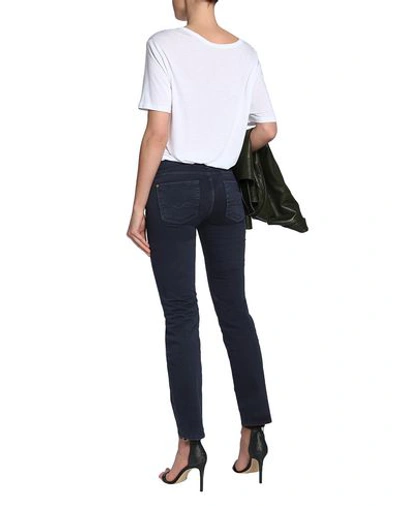 Shop 7 For All Mankind Casual Pants In Dark Blue
