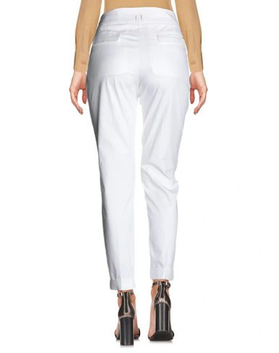 Shop Armani Jeans Casual Pants In White