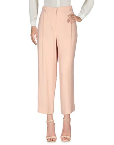 Incotex Woman Pants Pink Size 6 Acetate, Silk In Pink