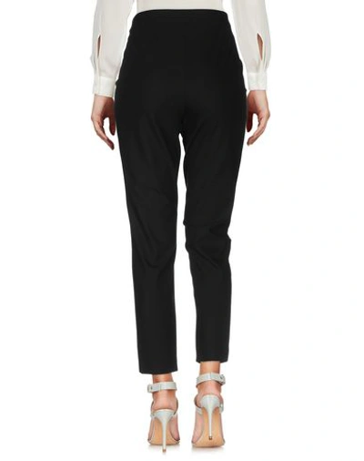Shop Theory Woman Pants Black Size 2 Cotton, Nylon, Elastane