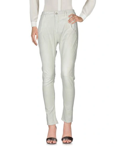 Manila Grace Casual Pants In Green