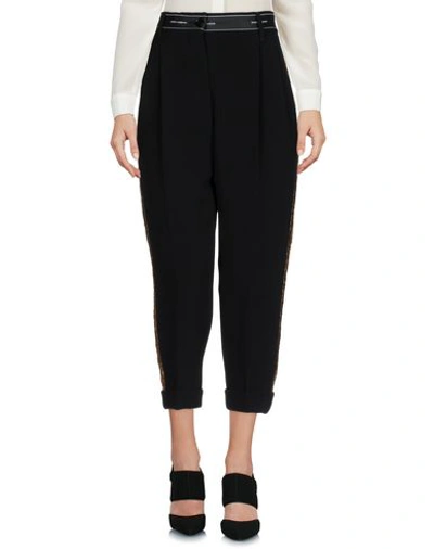 Shop Dolce & Gabbana Cropped Pants & Culottes In Black