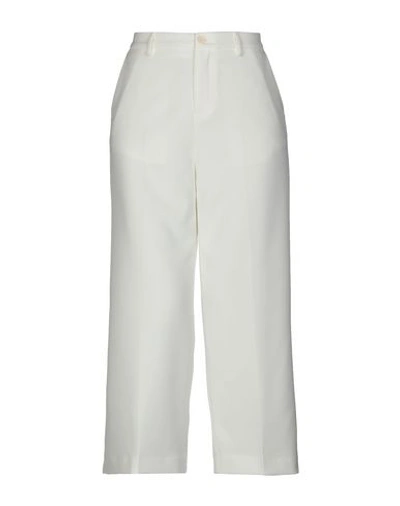 Shop Liu •jo Woman Pants White Size 10 Polyester, Elastane