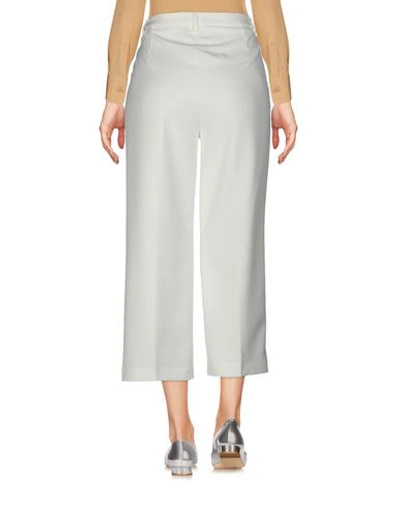 Shop Liu •jo Woman Pants White Size 10 Polyester, Elastane