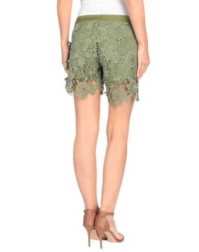 Shop Just Cavalli Shorts In Military Green