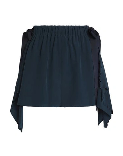 Shop Fendi Shorts & Bermuda In Dark Blue