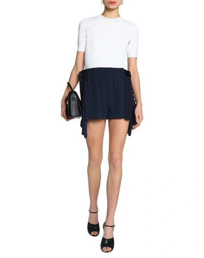 Shop Fendi Shorts & Bermuda In Dark Blue