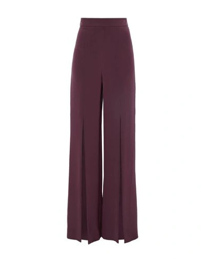 Shop Cushnie Et Ochs Casual Pants In Deep Purple