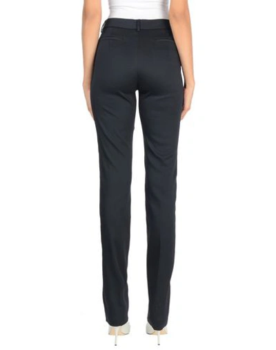 Shop Sportmax Code Casual Pants In Dark Blue