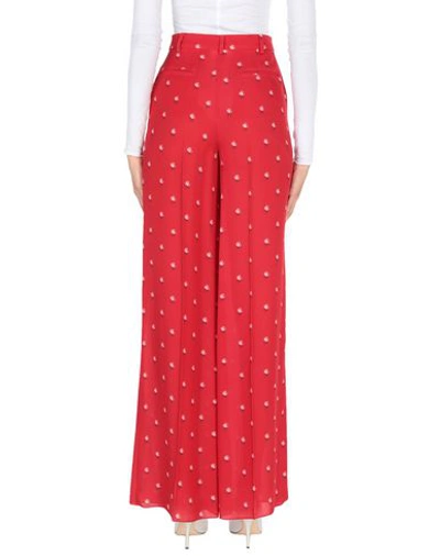 Shop Valentino Garavani Woman Pants Red Size 12 Silk