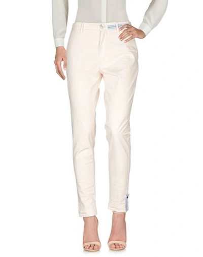 Shop Aglini Casual Pants In Light Pink