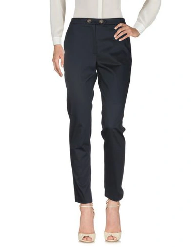 Shop Red Valentino Casual Pants In Dark Blue